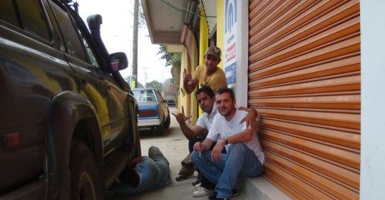 Nick, Israel and Miguel meet in Tuxpan