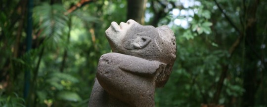 Statue of a monkey