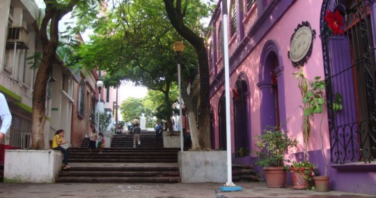 Street of Villahermosa Zona de Luz