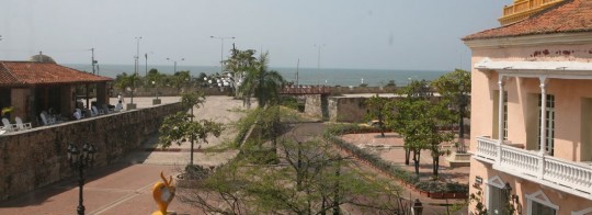 The walls of Cartagena