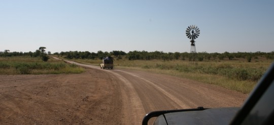 The road to the Mozambique border.