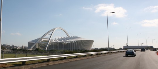 The Durban soccer stadium, ready for the World Cup