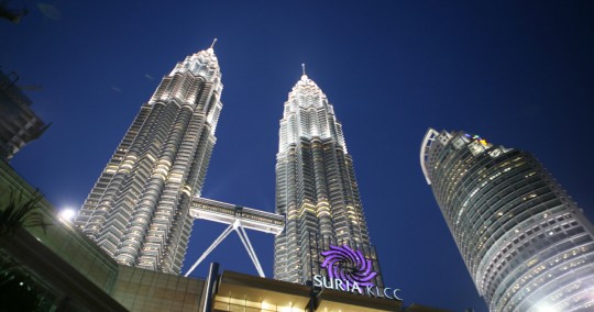 The Petronas twin towers