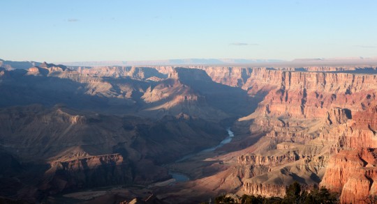View from the Grand Canyon south rim.